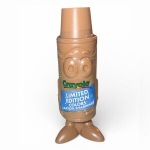 Crayola Limited Edition "Raw Umber" Crayon Character Sharpener - Rare